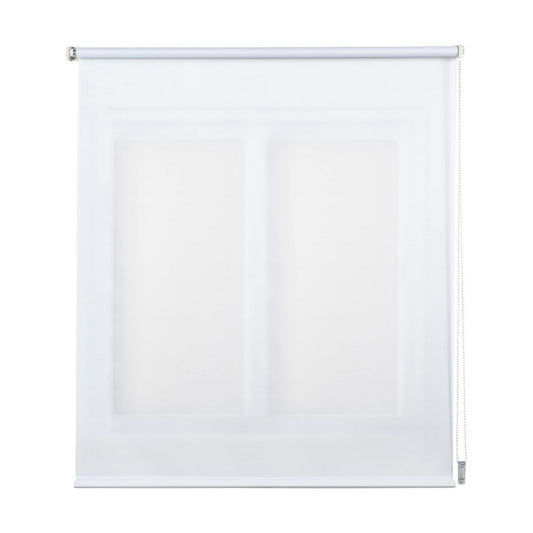 Store à enrouleur Stor Planet Clip&Fix Night&Day Blanc 150 x 180 cm