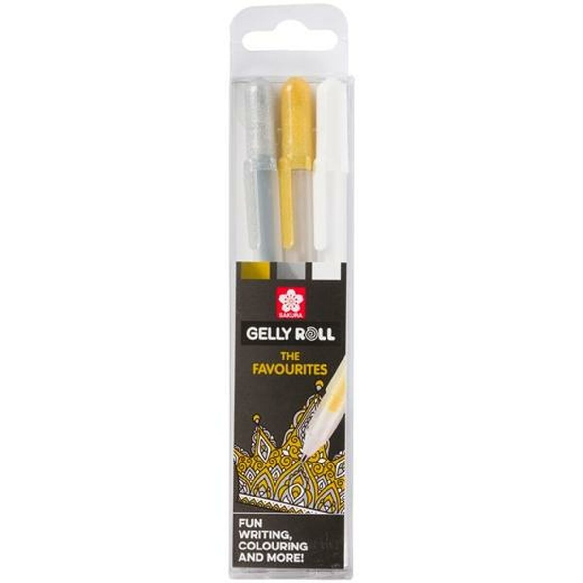 Stylo gel Talens POXPGBMIX3A Blanc (3 Unités) (Reconditionné A+)