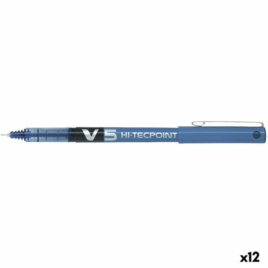 stylo à encre liquide Pilot V-5 Bleu 0,5 mm 0,3 mm (12 Unités)