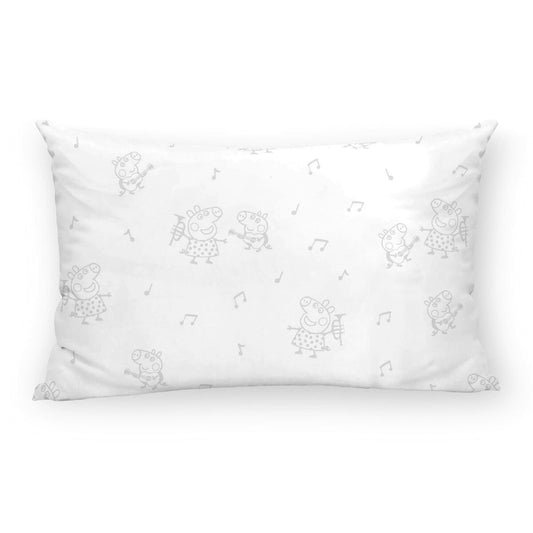 Taie d'oreiller Peppa Pig Gris Multicouleur 30 x 50 cm 100% coton