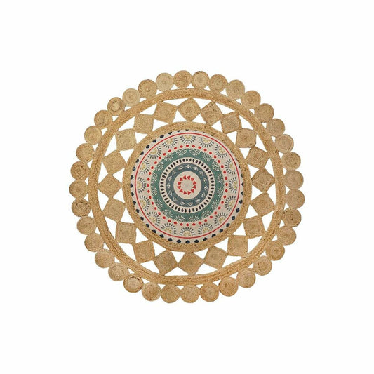 Tapis DKD Home Decor Marron Multicouleur 150 x 150 cm